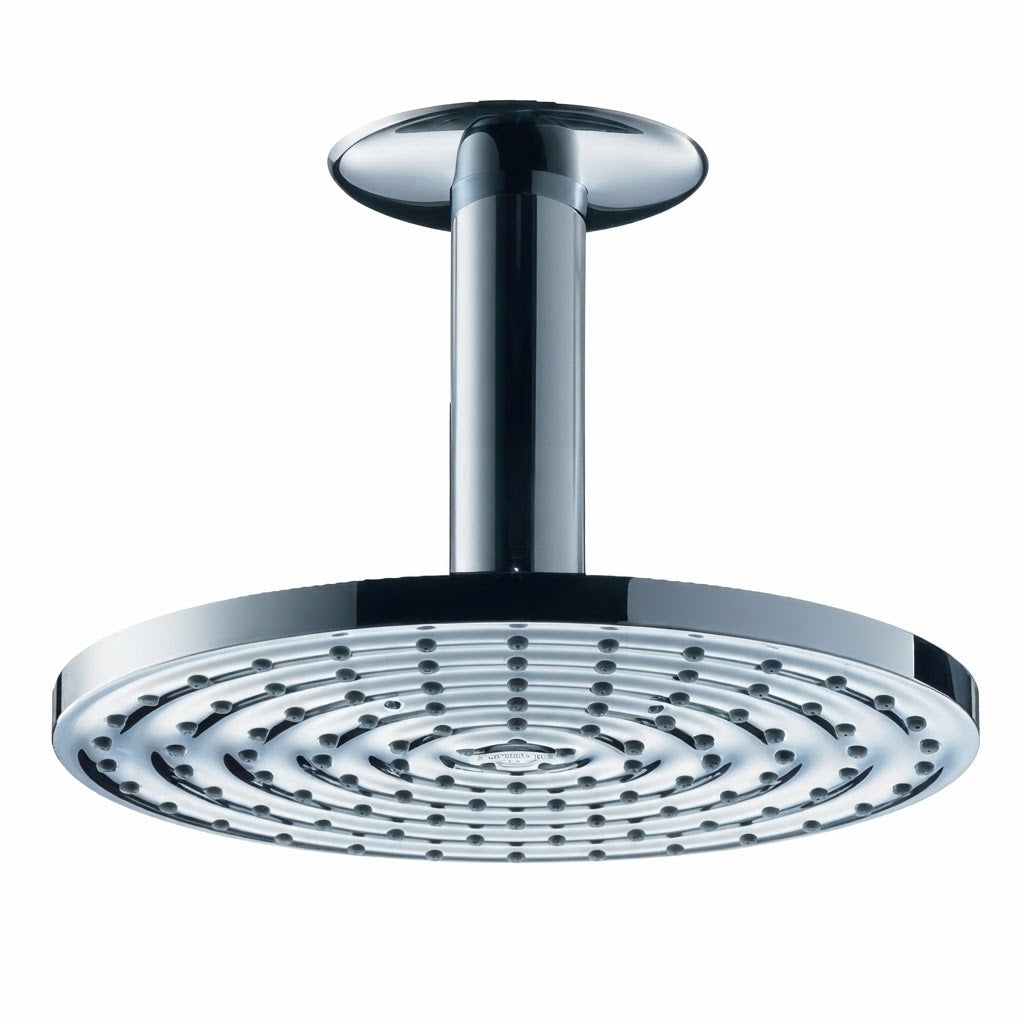Hansgrohe Raindance Overhead Shower 180MM w/ Ceiling Arm Chrome 27472000