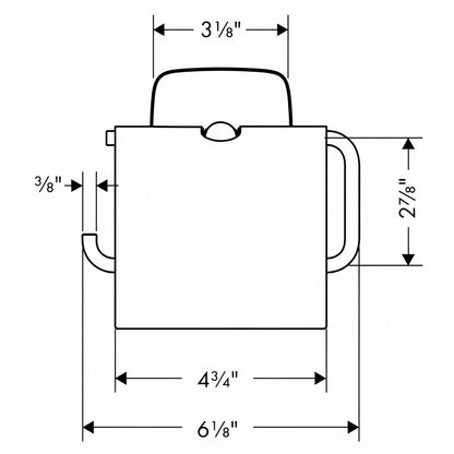 Hansgrohe Puravida Roll Holder Chrome 41508000