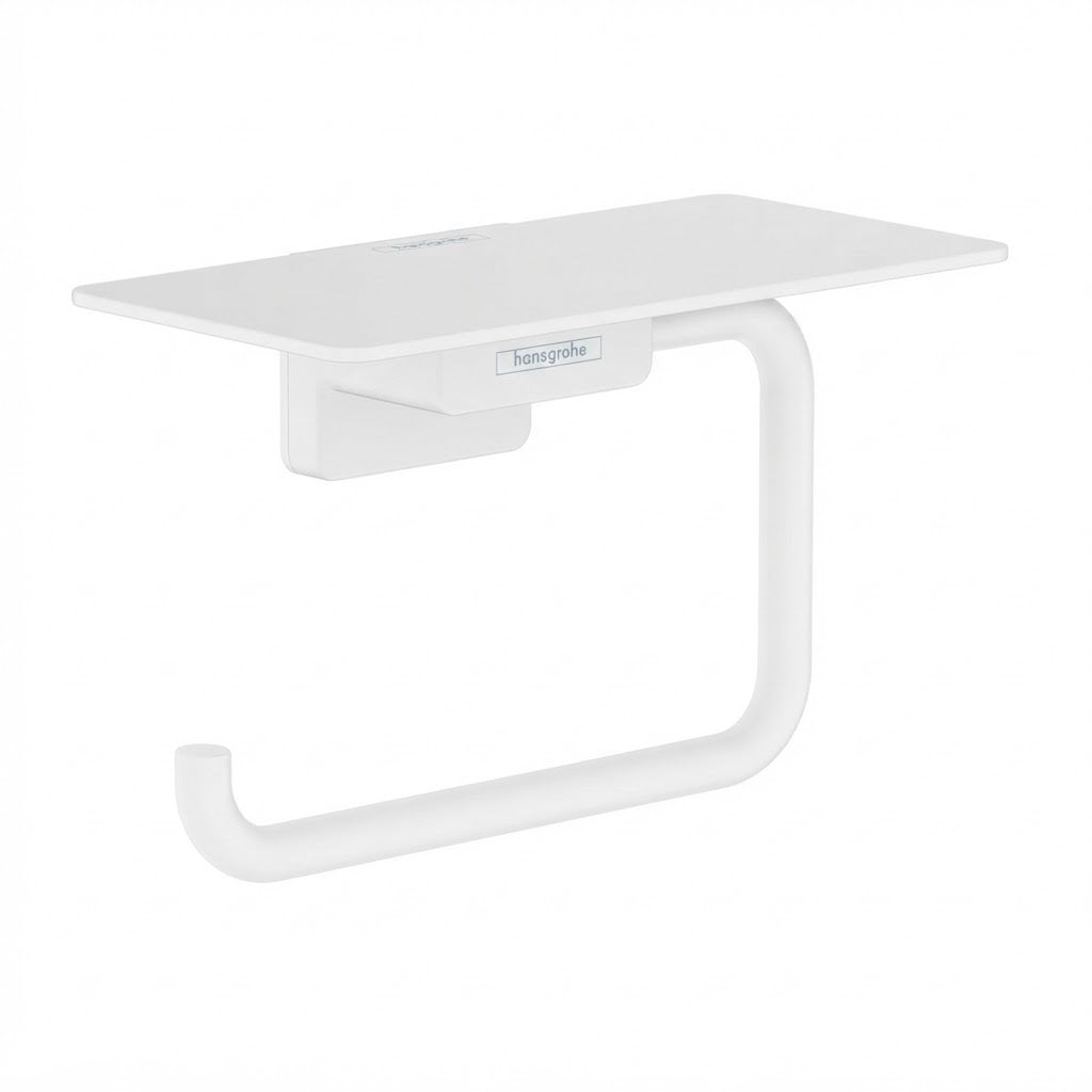 Hansgrohe Addstoris Roll Holder with Shelf Matt White 41772707