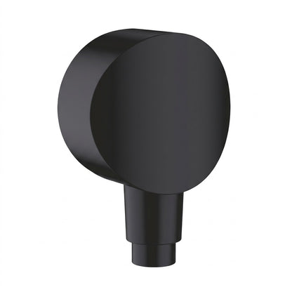Hansgrohe FixFit S Wall Outlet with Non-Return Valve Matt Black 26453670