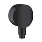 Hansgrohe FixFit S Wall Outlet with Non-Return Valve Matt Black 26453670