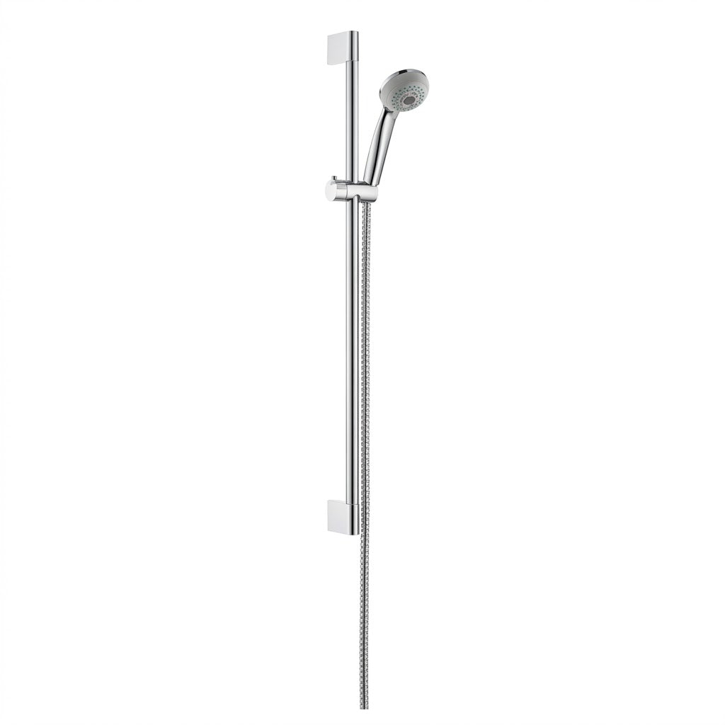 Hansgrohe Crometta 85 Multi Hand Shower Set with Unica Crometta 65 cm Bar Chrome 27767000