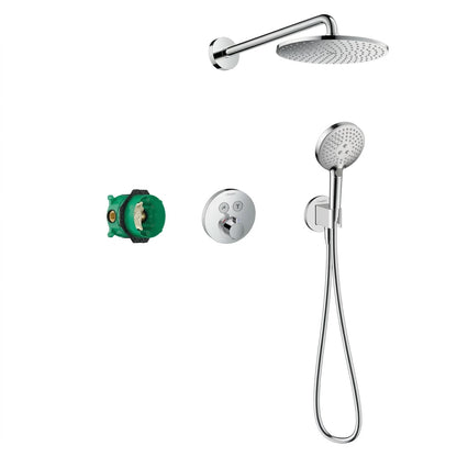 Hansgrohe Raindance S 240 1jet PowderRain Shower System with ShowerSelect S Chrome 27951000