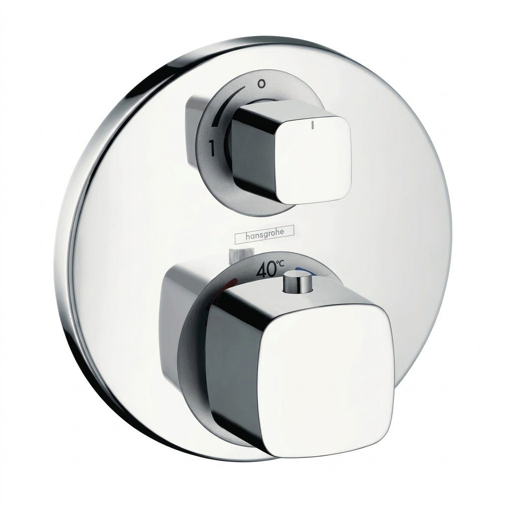 Hansgrohe Metris Thermostat with Shut-Off Valve 31572000