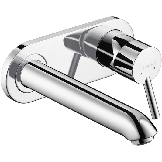 Hansgrohe Talis S2 Single Lever Wall-Mounted Basin Mixer with 225 mm Spout Chrome 31611000