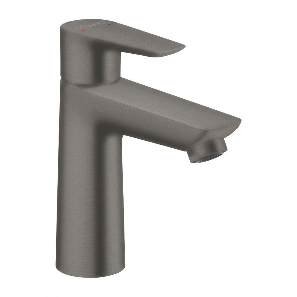 Hansgrohe Talis E 110 Single Lever Basin Mixer with Pop-Up Waste Brushed Black Chrome 71776349
