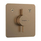 Hansgrohe DuoTurn Q Concealed Mixer for 2 Functions Brushed Bronze 75414140