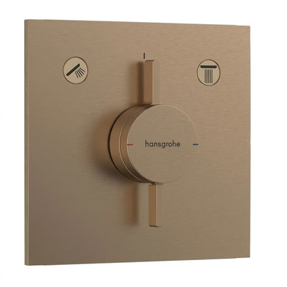 Hansgrohe DuoTurn E Concealed Mixer for 2 Functions Brushed Bronze 75417140