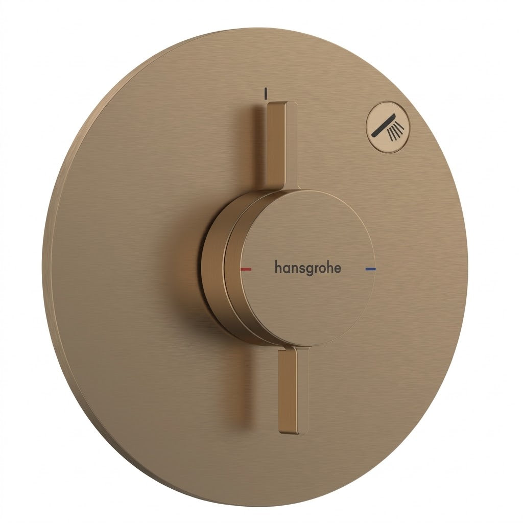 Hansgrohe DuoTurn S Concealed Shower Mixer 1 Function Brushed Bronze 75618140