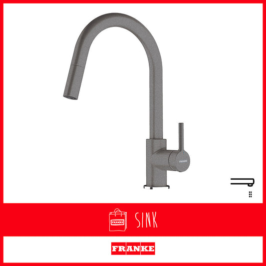 Franke Tap Lina Swivel Spout G Stone Grey