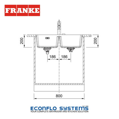 Franke Sink Single Basin Maris MRG 210-72 Coffee