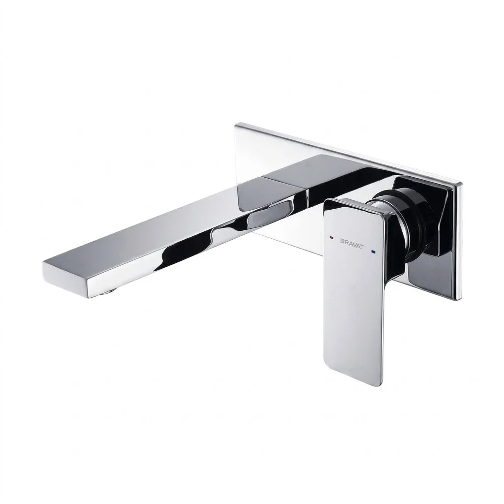 Bravat Phillis Wall-Mounted Single Lever 2-Hole Basin Mixer Trim Set P69183C-ENG