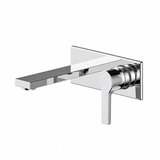 Bravat Prolate Wall-Mounted Basin Mixer Finishing Set P69227CP-A
