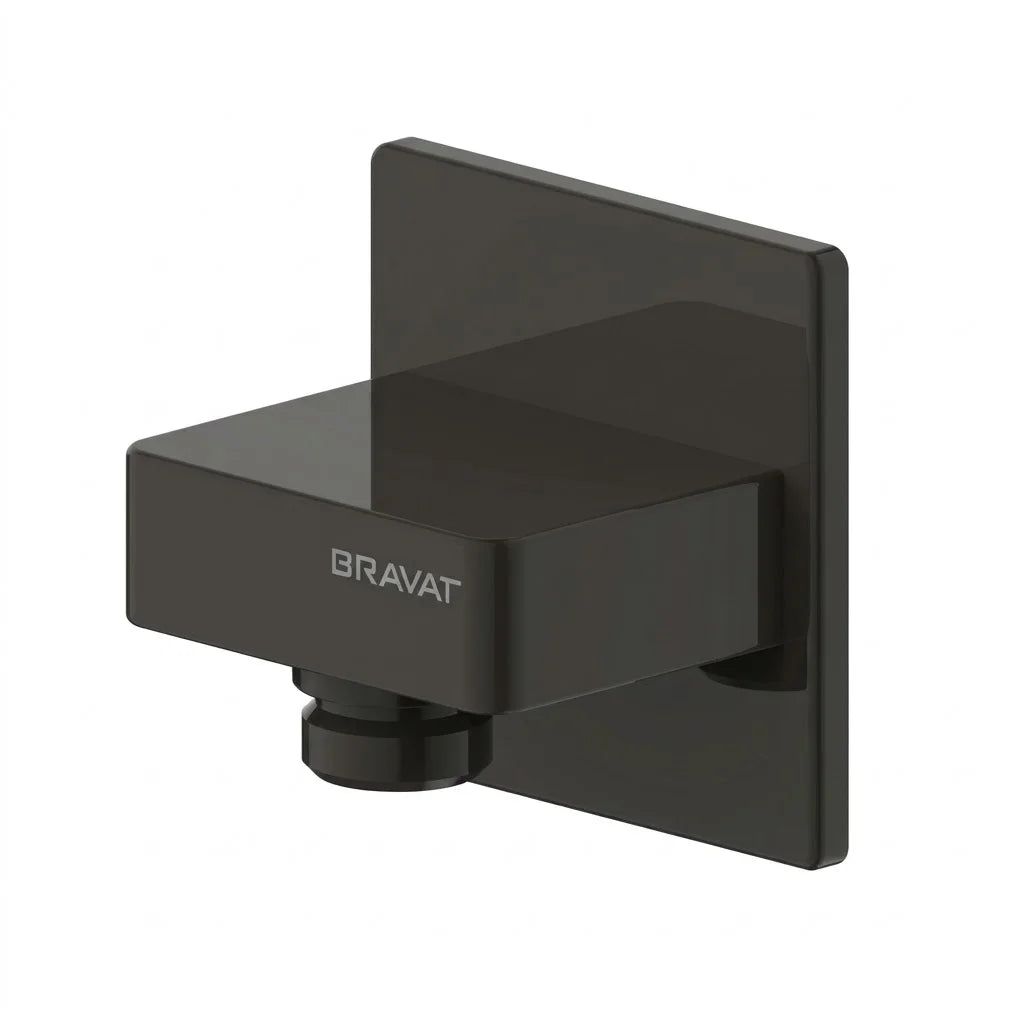 Bravat Square In-Wall Shower Hose Connector P7429BW-1-07