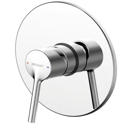 Bravat Affability Single Lever Shower Mixer for Concealed Installation PB8172217CP + D999CP