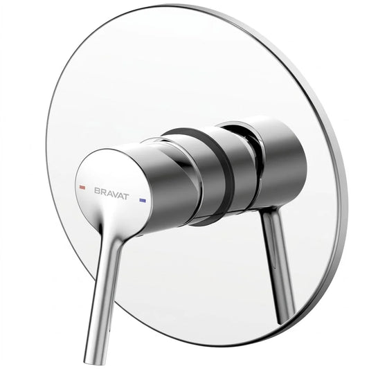 Bravat Affability Single Lever Shower Mixer for Concealed Installation PB8172217CP + D999CP