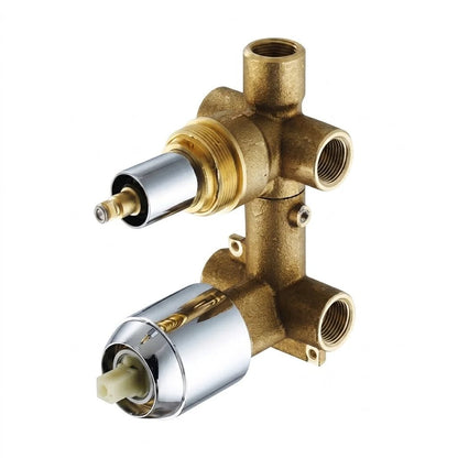 Bravat Rhein Single Lever 2-Way Concealed Shower with Diverter PB8429564CP-2-ENG + D982CP