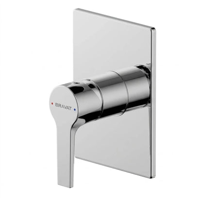 Bravat Prolate Built-in Bath & Shower Mixer Body Set PB85179C-A-ENG + D999CP