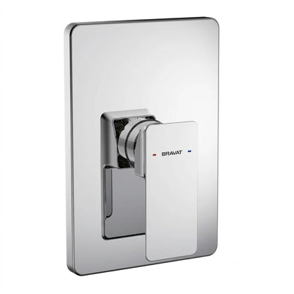 Bravat Phillis Single Lever 1-Way Concealed Mixer Trim Set PB856101CP-ENG + D999CP