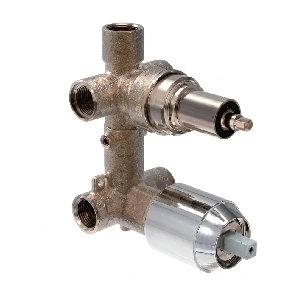 Bravat Gina Single Lever 2-Way Concealed Mixer PB865104CP-2 + D9100CP
