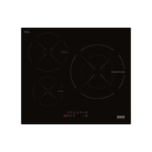 Franke Onyx Induction Hob 3-Zone Glass Black