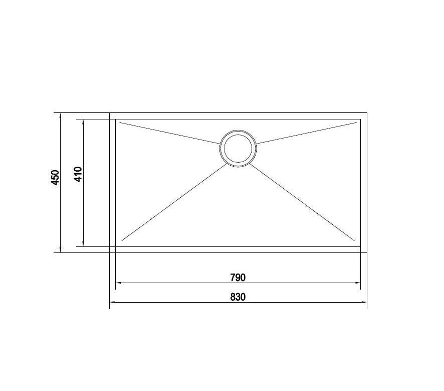 Franke Sink Single Bowl Planar PZX 110-79