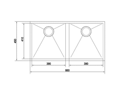 Franke Sink Double Bowl Planar PZX 120-82