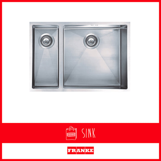 Franke Sink Double Bowl Planar PZX 160-45 SBL