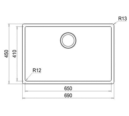 Franke Sink Single Bowl Box BOX 210-65