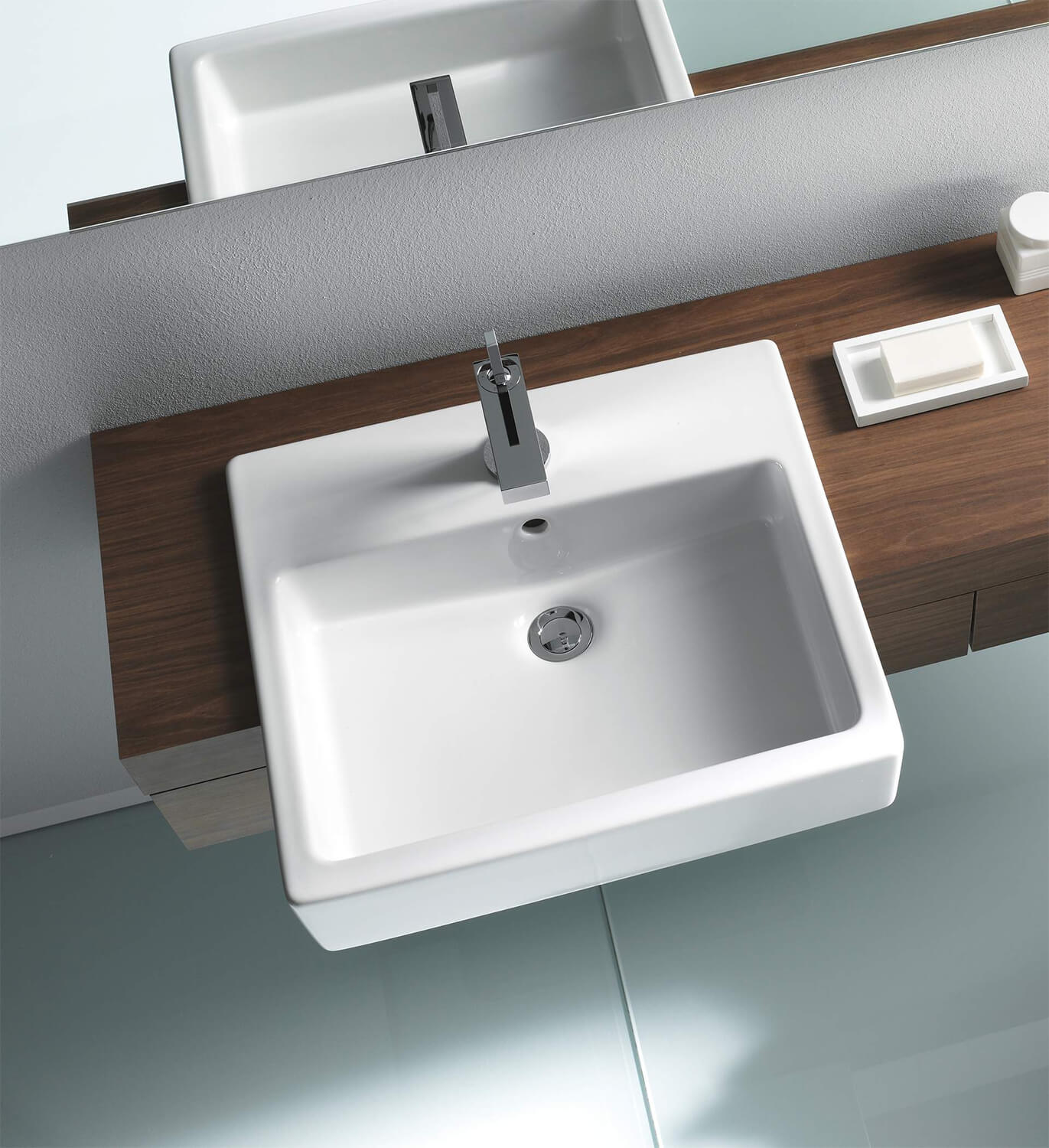 Duravit Vero Semi-Recessed Washbasin 0314550000
